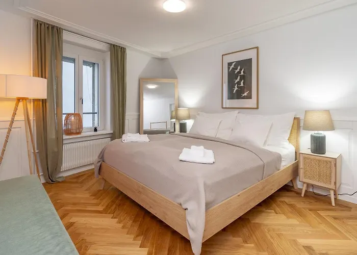 شقة Boho - 80 Qm, 3 Schlafzimmer, Balkon & Zugang Zur Dachterrasse Mit Grill & Seesicht زيورخ