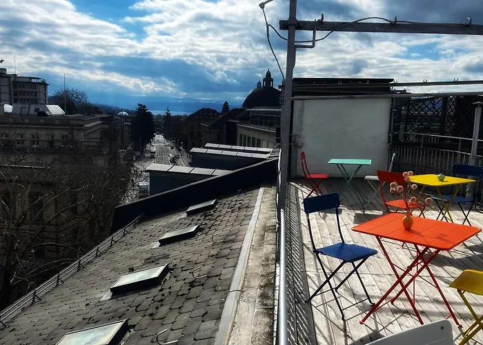 Apartamento Boho - 80 Qm, 3 Schlafzimmer, Balkon & Zugang Zur Dachterrasse Mit Grill & Seesicht